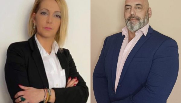 Maica Rodríguez y Luis Antonio González, candidatos de Vox en Toreno y Fabero, respectivamente