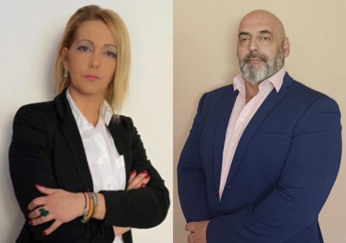 Maica Rodríguez y Luis Antonio González, candidatos de Vox en Toreno y Fabero, respectivamente