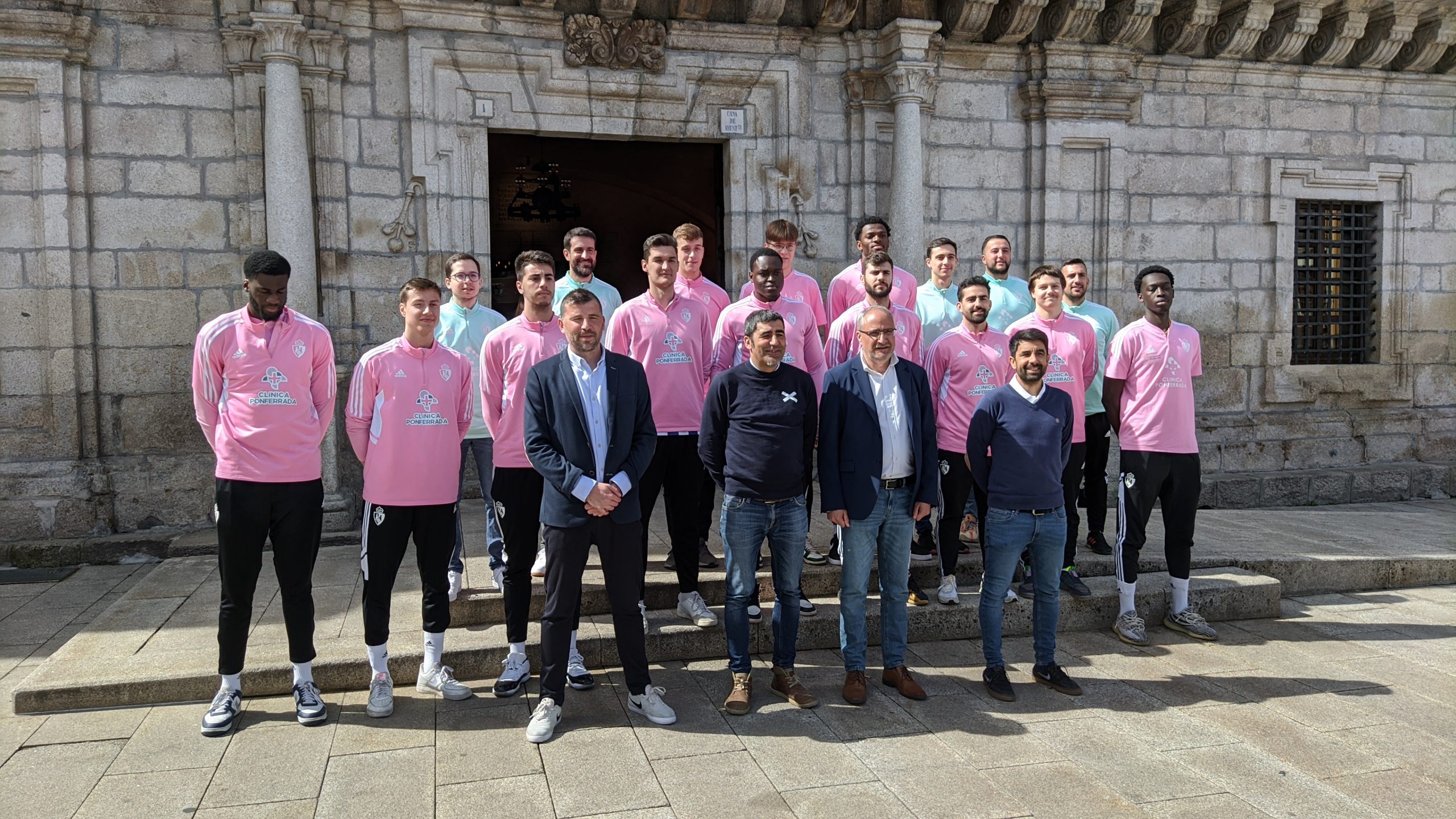 Recepción del alcalde al Clínica Ponferrada SDP