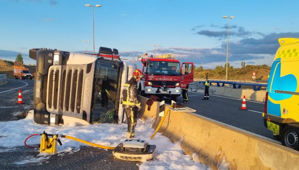 Fotografía del accidente. / Bomberos de León