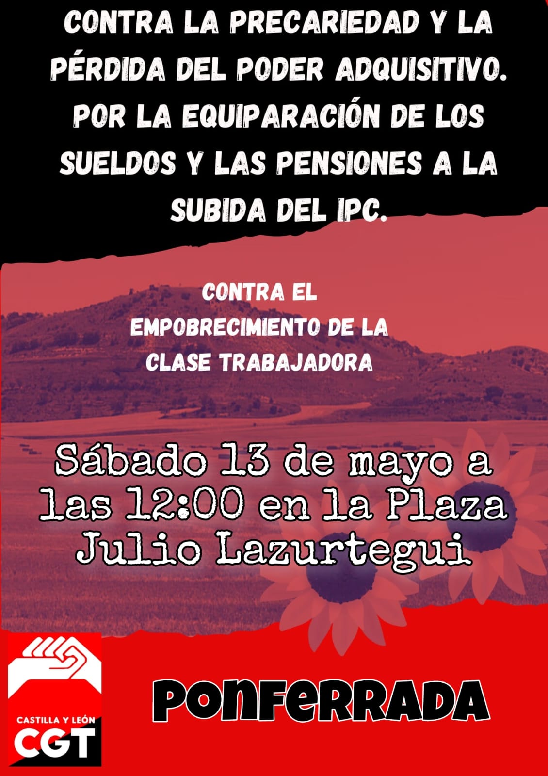 Cartel concentración CGT