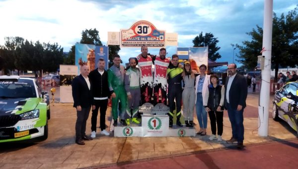 Primeros clasificados del XXX Rally del Bierzo. / Ayuntamiento de Ponferrada