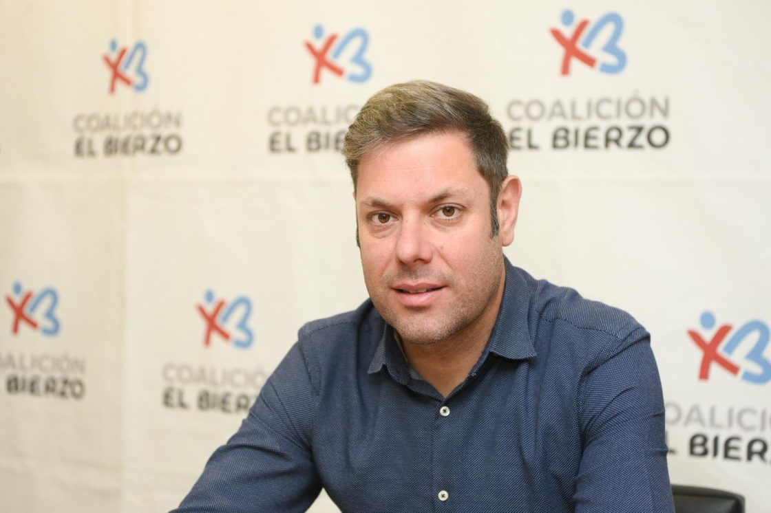 El candidato de CB a la Alcaldía de Ponferrada, Iván Alonso