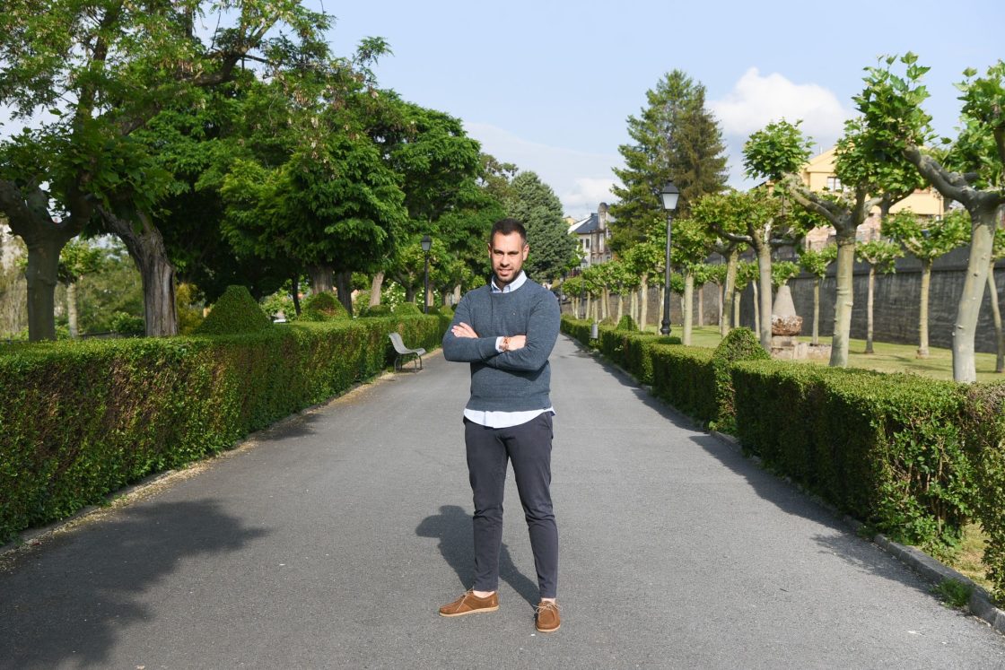 Jorge Blanco, candidato a la Alcaldía de Bembibre por el Partido Popular. / QUINITO