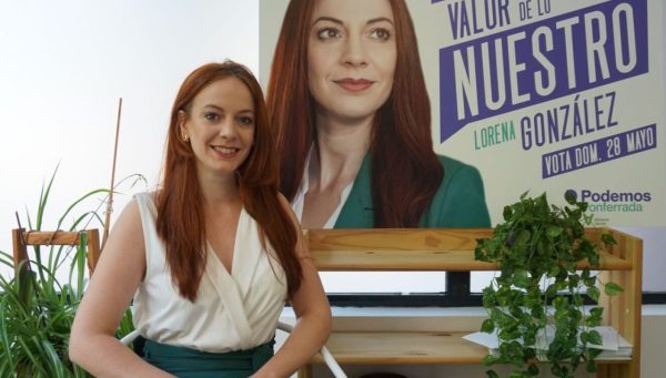 La candidata a la Alcaldía por Podemos-Alianza Verde, Lorena González. / EBD