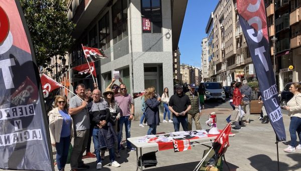 Concentración de CGT en Ponferrada