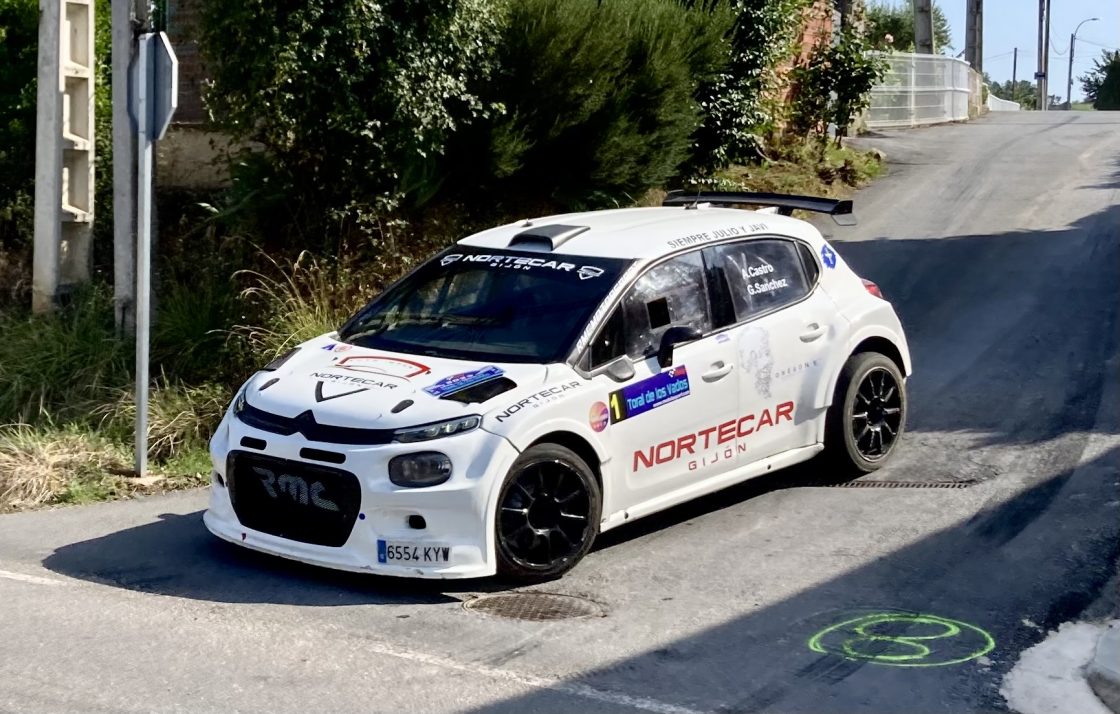 Alberto Castro, en el Rallysprint de Toral de los Vados