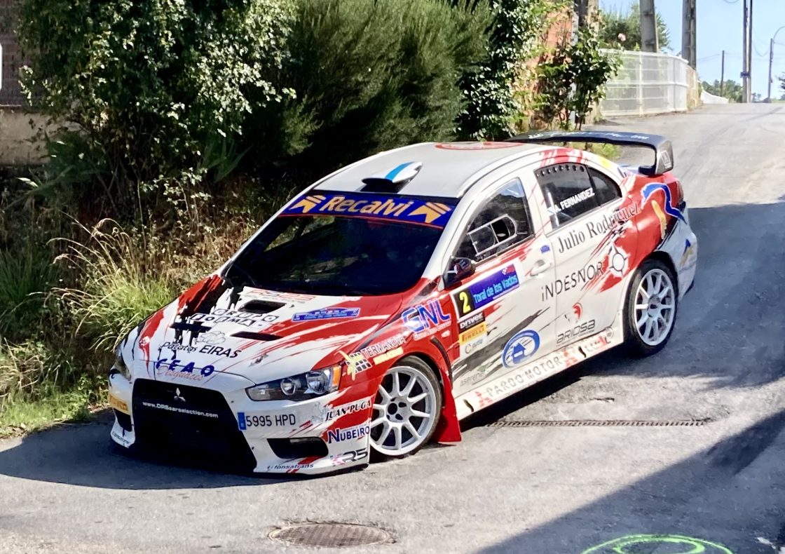 Ventura Fernández, en el Rallysprint de Toral de los Vados