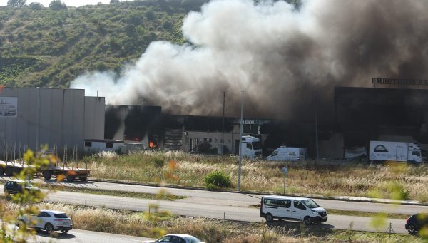 Incendio en Embutidos Santa Cruz