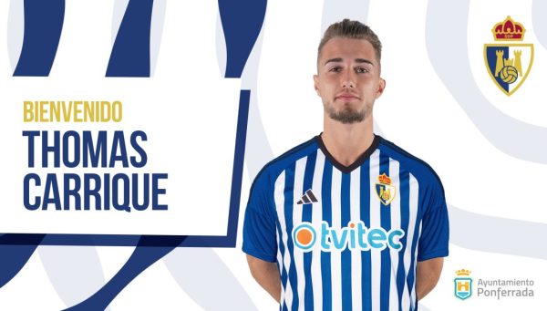 Thomas Carrique, nuevo jugador de la Ponferradina