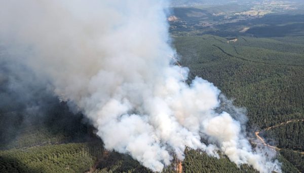 Fotografía del incendio. / @briftabuyo