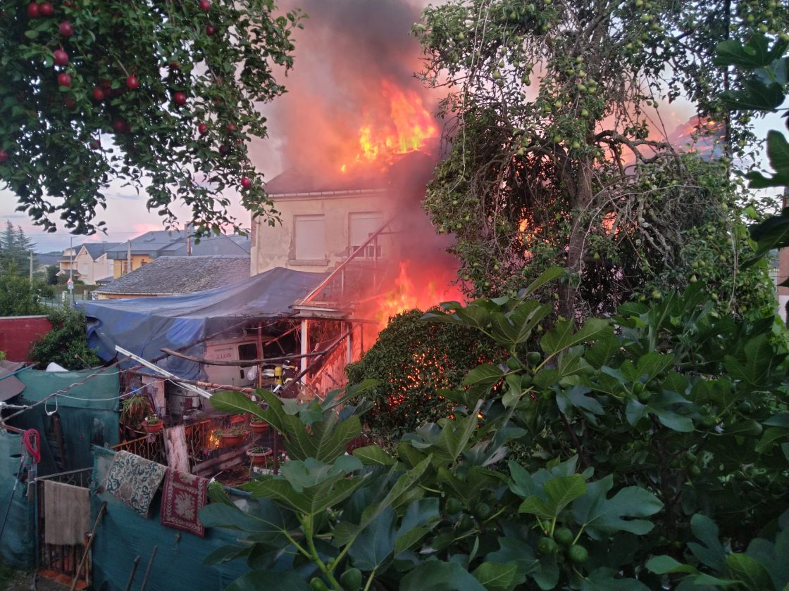 Incendio en una vivienda de Almázcara