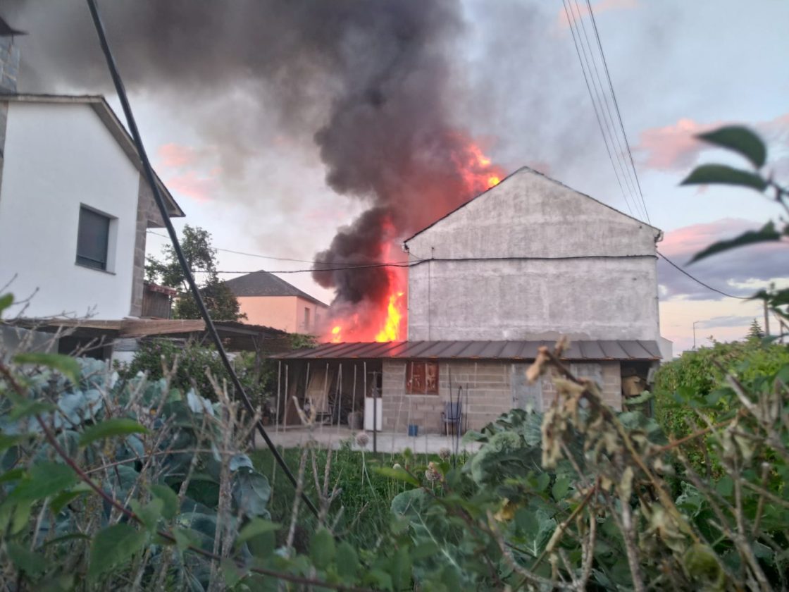 Incendio en una vivienda de Almázcara