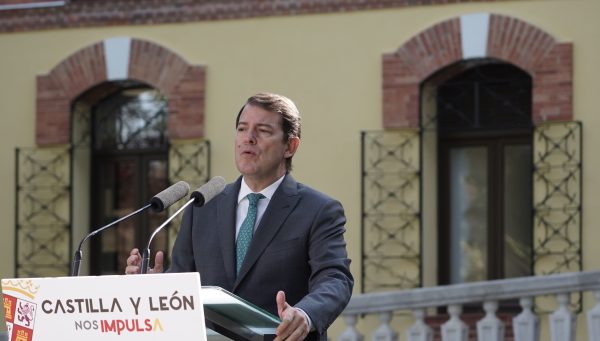 El presidente de la Junta de Castilla y León, Alfonso Fernández Mañueco