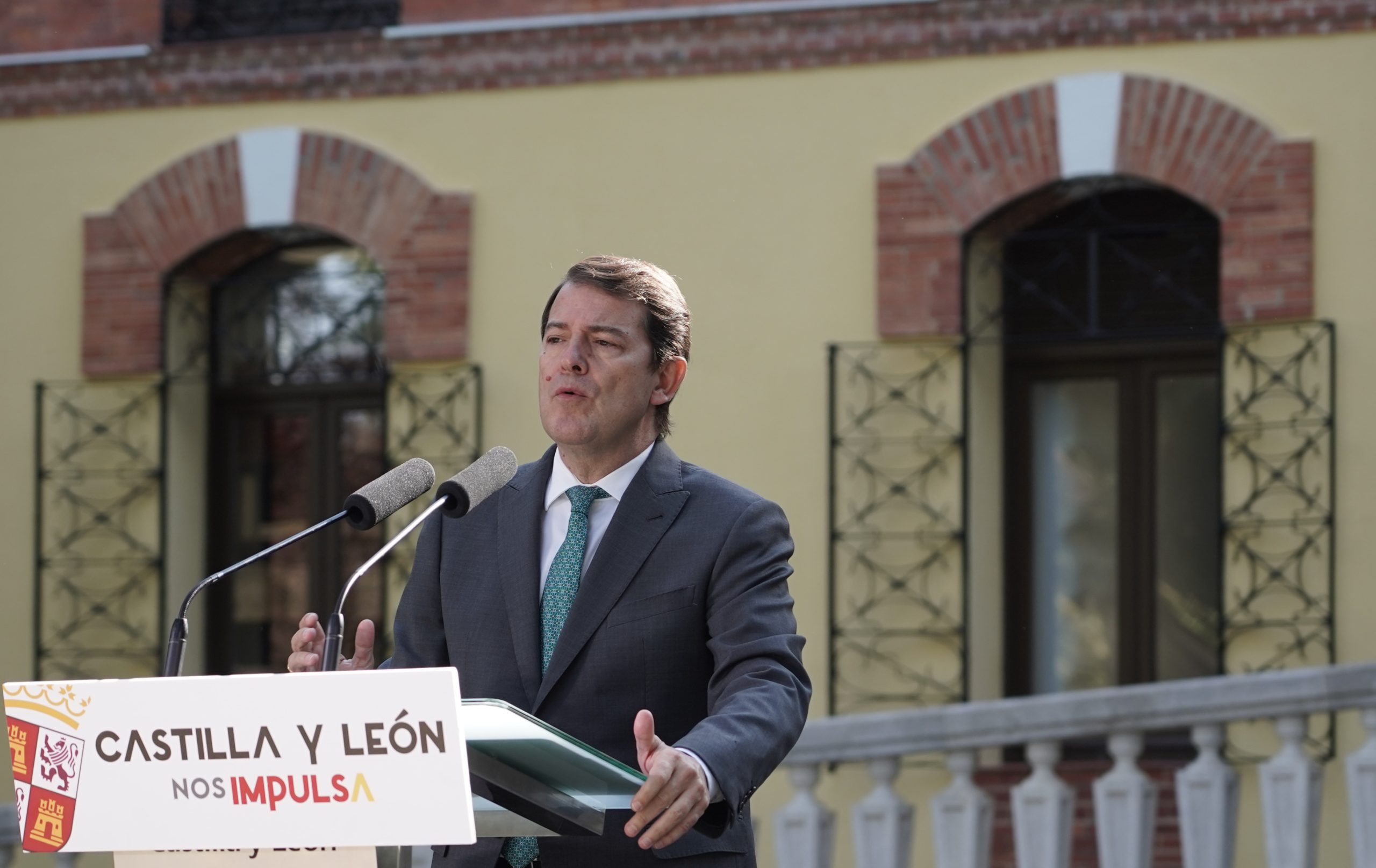 El presidente de la Junta de Castilla y León, Alfonso Fernández Mañueco