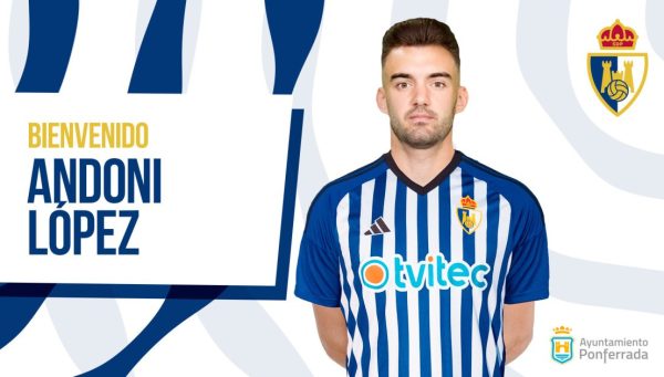 Andoni López, nuevo jugador de la Ponferradina