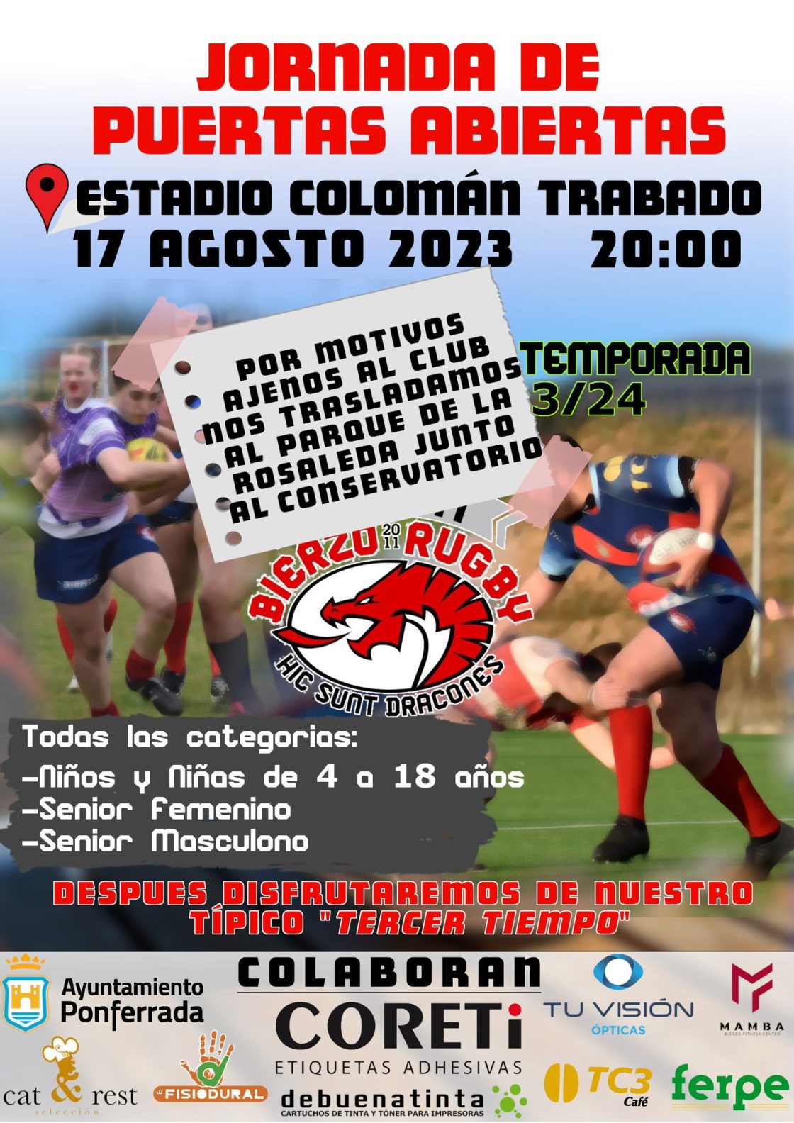 Bierzo Rugby jornada de puertas abiertas