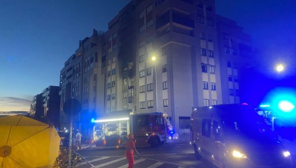 Explosión en una vivienda de Valladolid