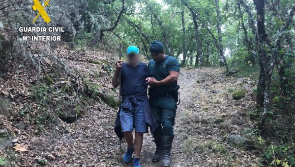 Fotografía del rescate. / Guardia Civil