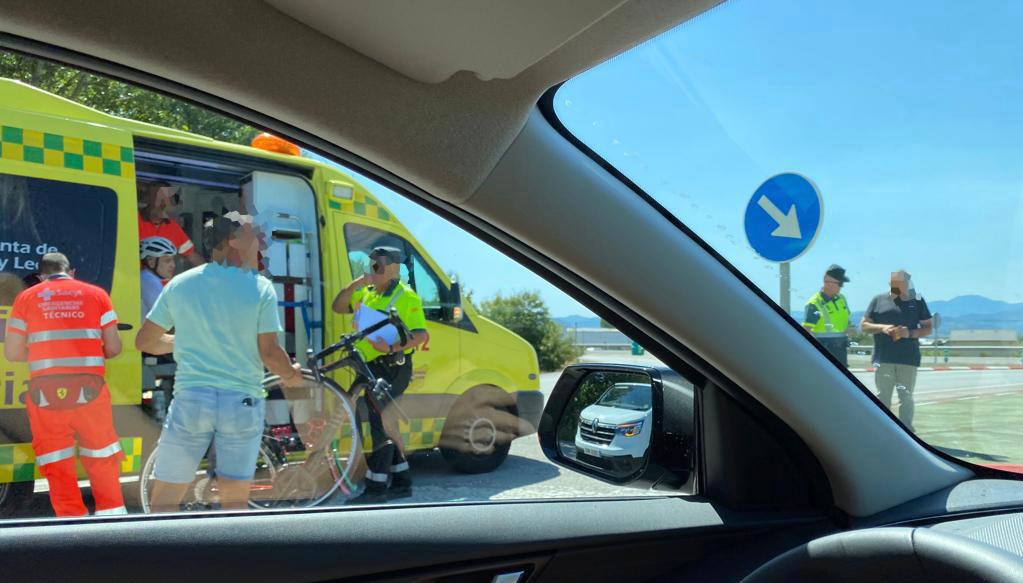 Fotografía del accidente. / EBD