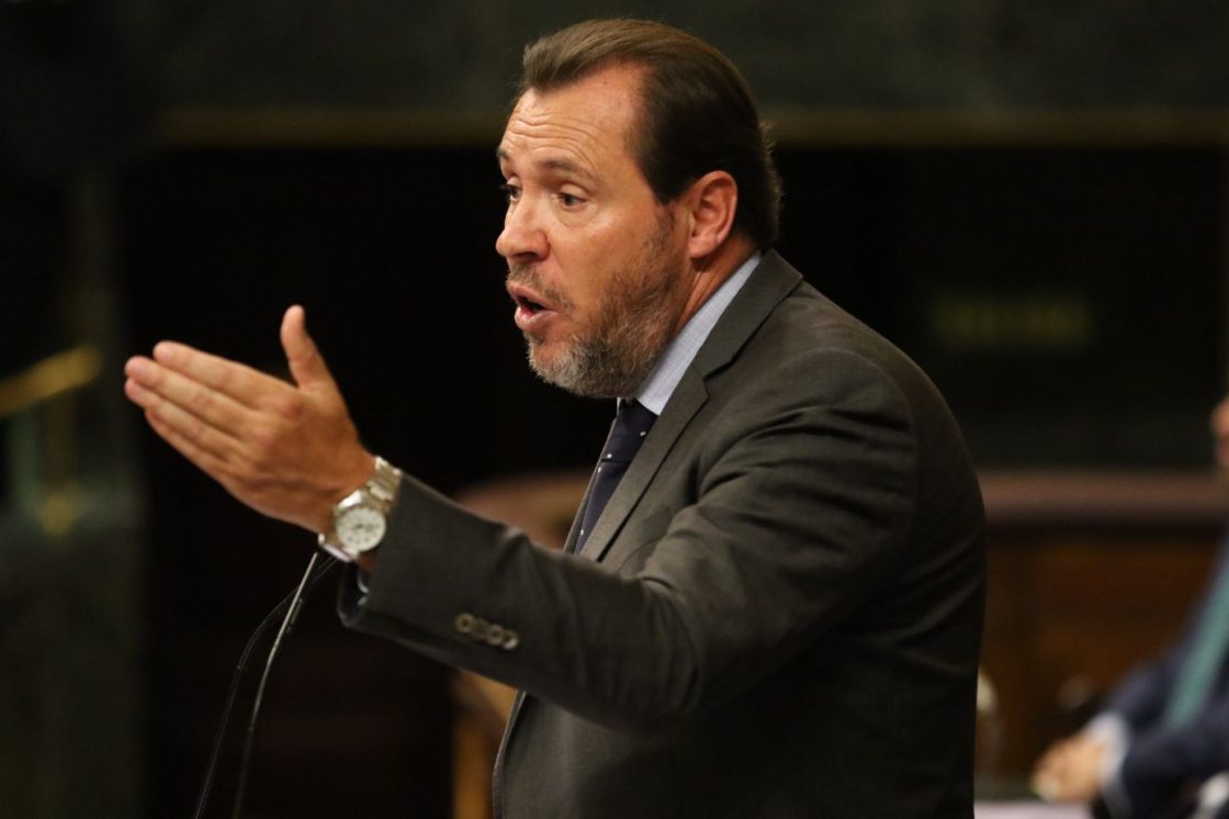 Óscar Puente, durante su comparecencia del pasado lunes en el Congreso