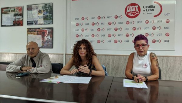 Rueda de prensa de UGT sobre el inicio del curso escolar en la provincia