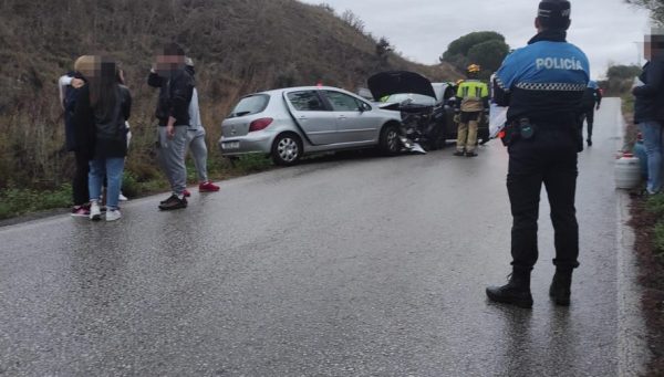 Accidente en la carretera del pantano