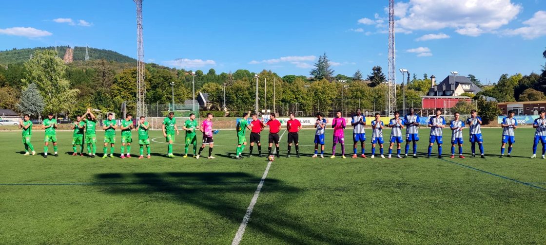 Ponferradina B-Atlético Astorga. / @SDP_1922