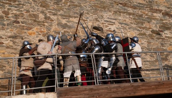 Recreación de la Batalla de los Irmandiños en el Castillo de Ponferrada