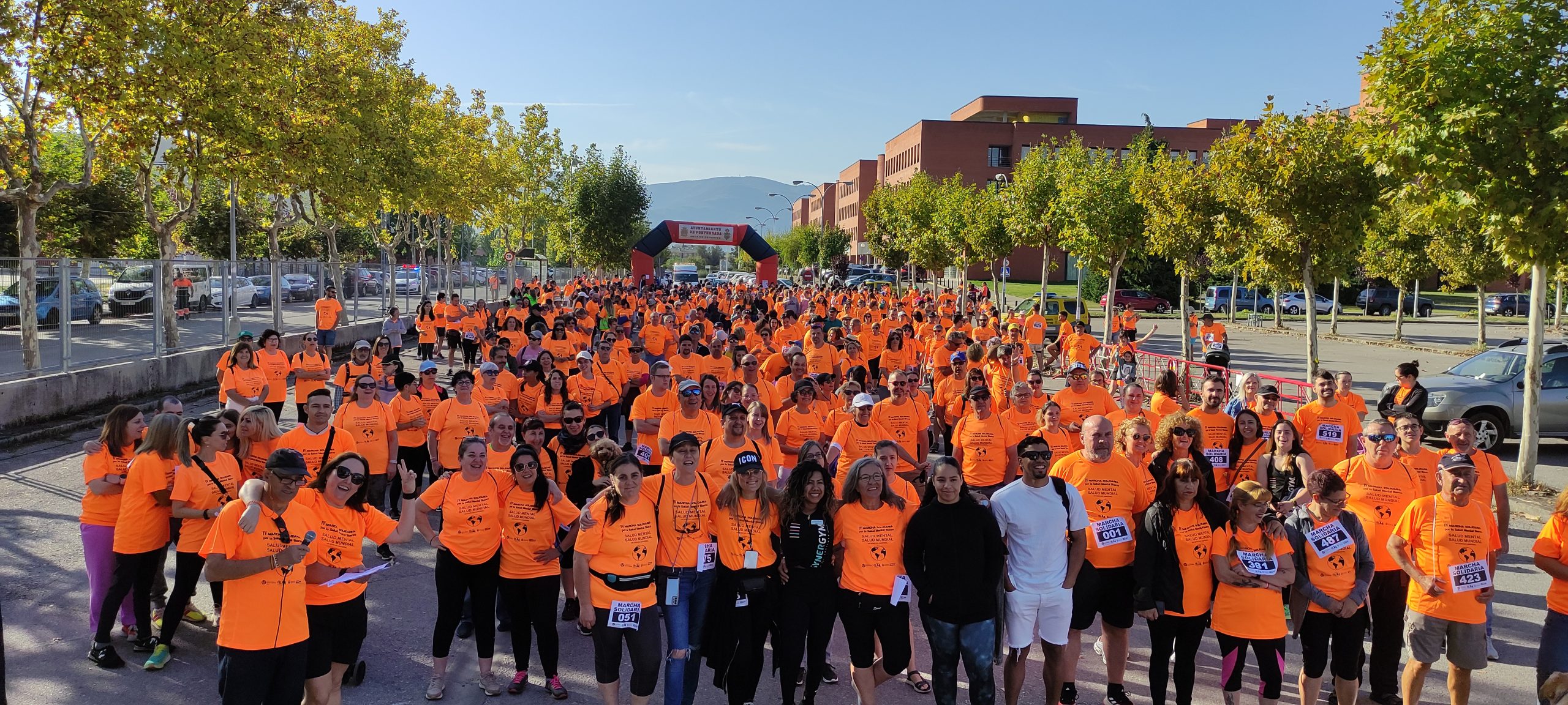  IV Marcha Solidaria por la Salud Mental 2023 en Ponferrada. / EBD