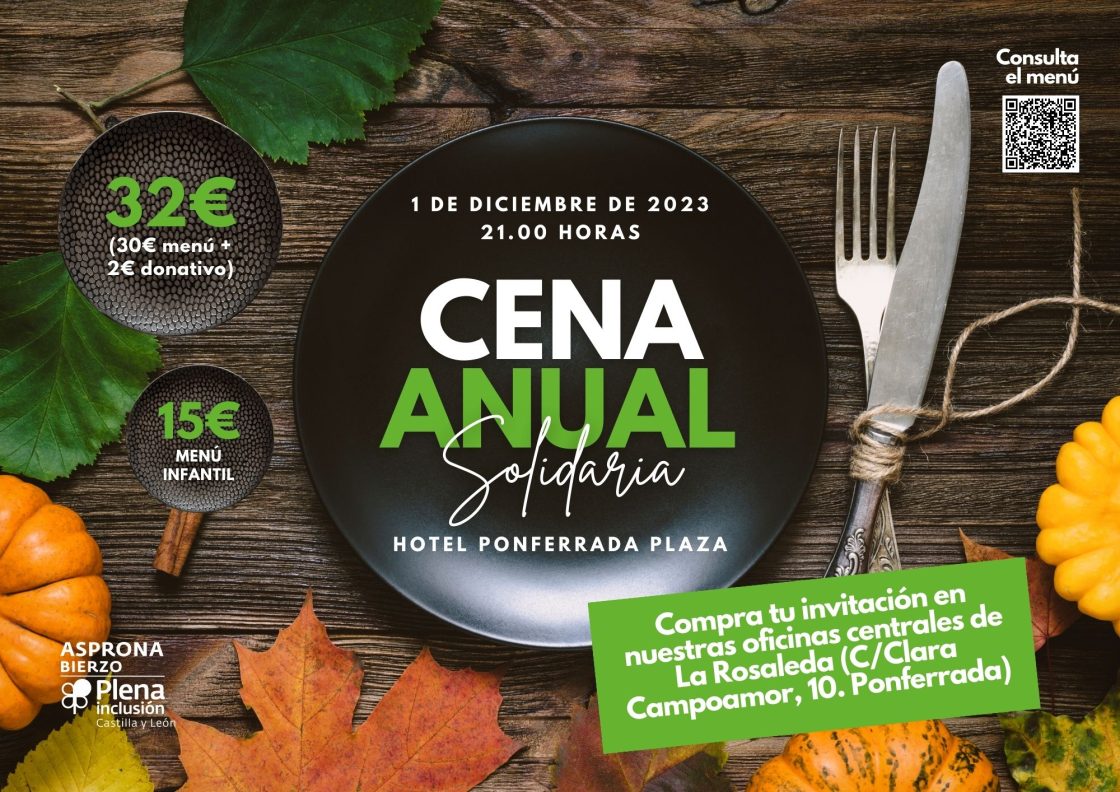 Cena Anual Solidaria 2023 Asprona Bierzo. / AP