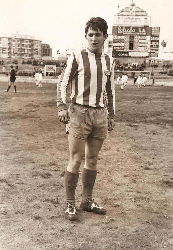 Jesús Esteban, en su época de jugador del Atlético Bembibre