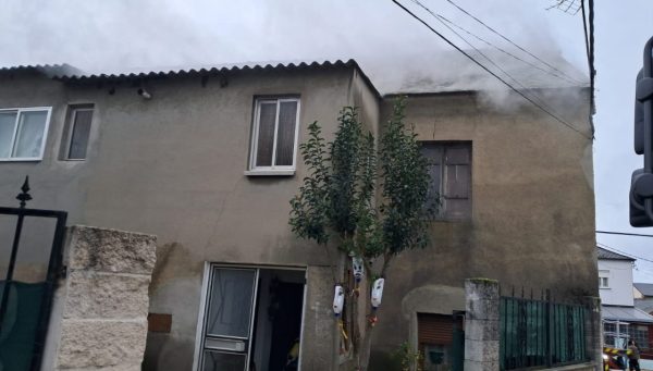 Incendio en una vivienda de Las Ventas de Albares