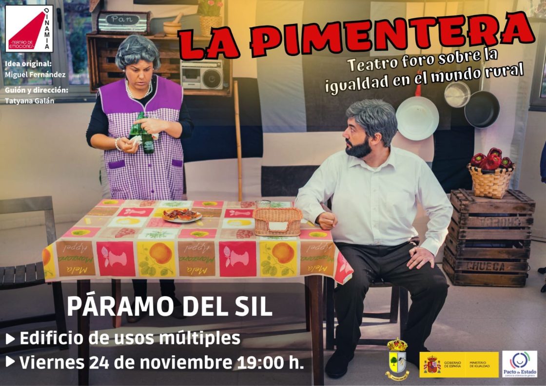 Cartel de La Pimentera en Páramo del Sil. / Ayuntamiento de Páramo del Sil