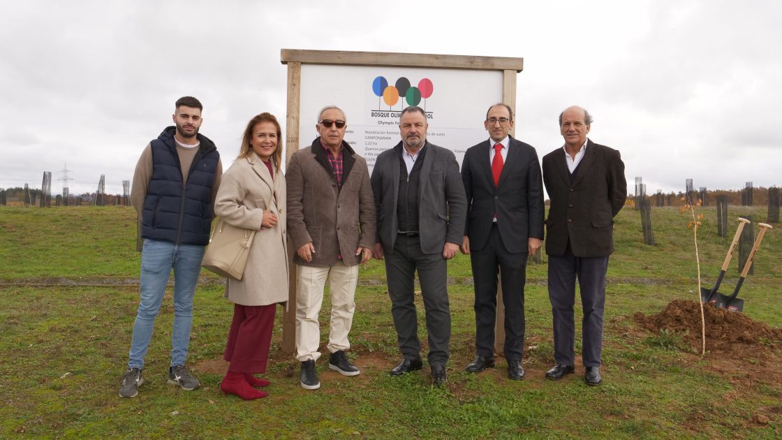 Inauguración del Bosque Olímpico Español de Camponaraya. / Ayuntamiento de Camponaraya