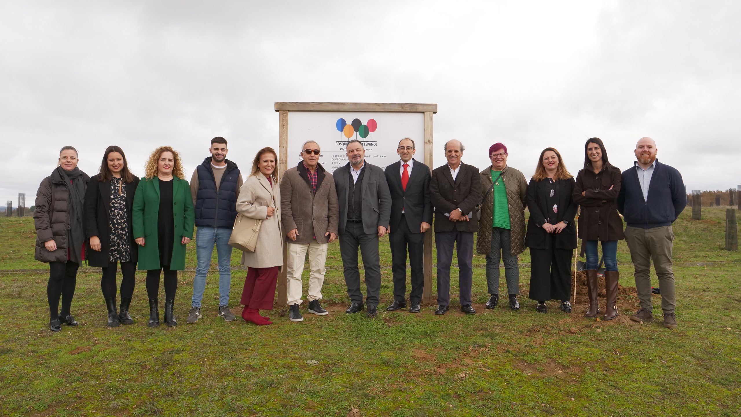 Inauguración del Bosque Olímpico Español de Camponaraya. / Ayuntamiento de Camponaraya