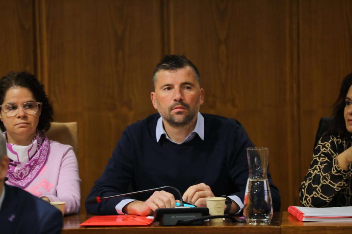 Iván Castrillo, durante un pleno del Ayuntamiento de Ponferrada