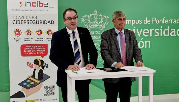 INCIBE y la ULE presentan un convenio para lanzar un nuevo programa en IoT y ciberseguridad. / INCIBE