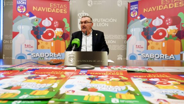 El vicepresidente de la Diputación de León, Roberto Aller, informa de próximas actuaciones de la marca Productos de León