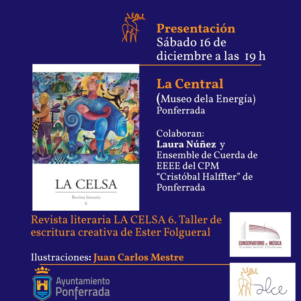 Cartel de la presentación del nuevo número de la revista 'La Celsa'