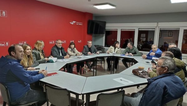 Fotografía de la ejecutiva del PSOE de Ponferrada