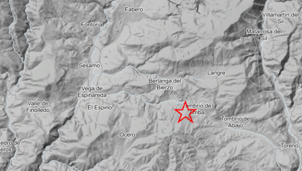 Terremoto en Berlanga del Bierzo