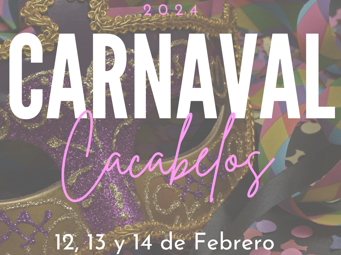 Cartel Carnaval Cacabelos 2024