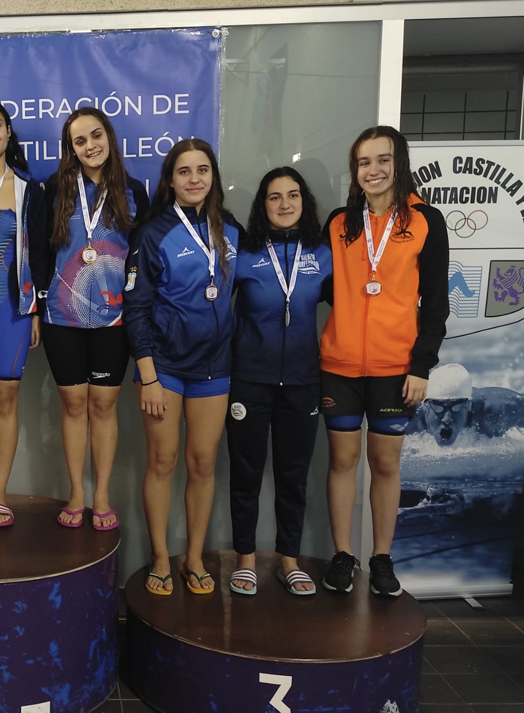 Éxito para el Club Natación Bierzo Ponferrada en el Campeonato CyL Junior y Absoluto de invierno