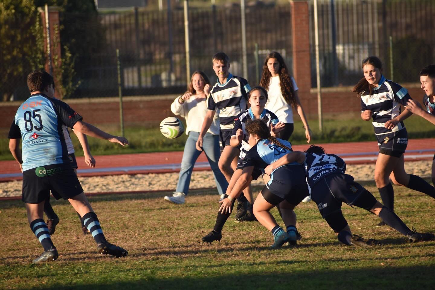 Partido del equipo sub-16 de Bierzo Rugby