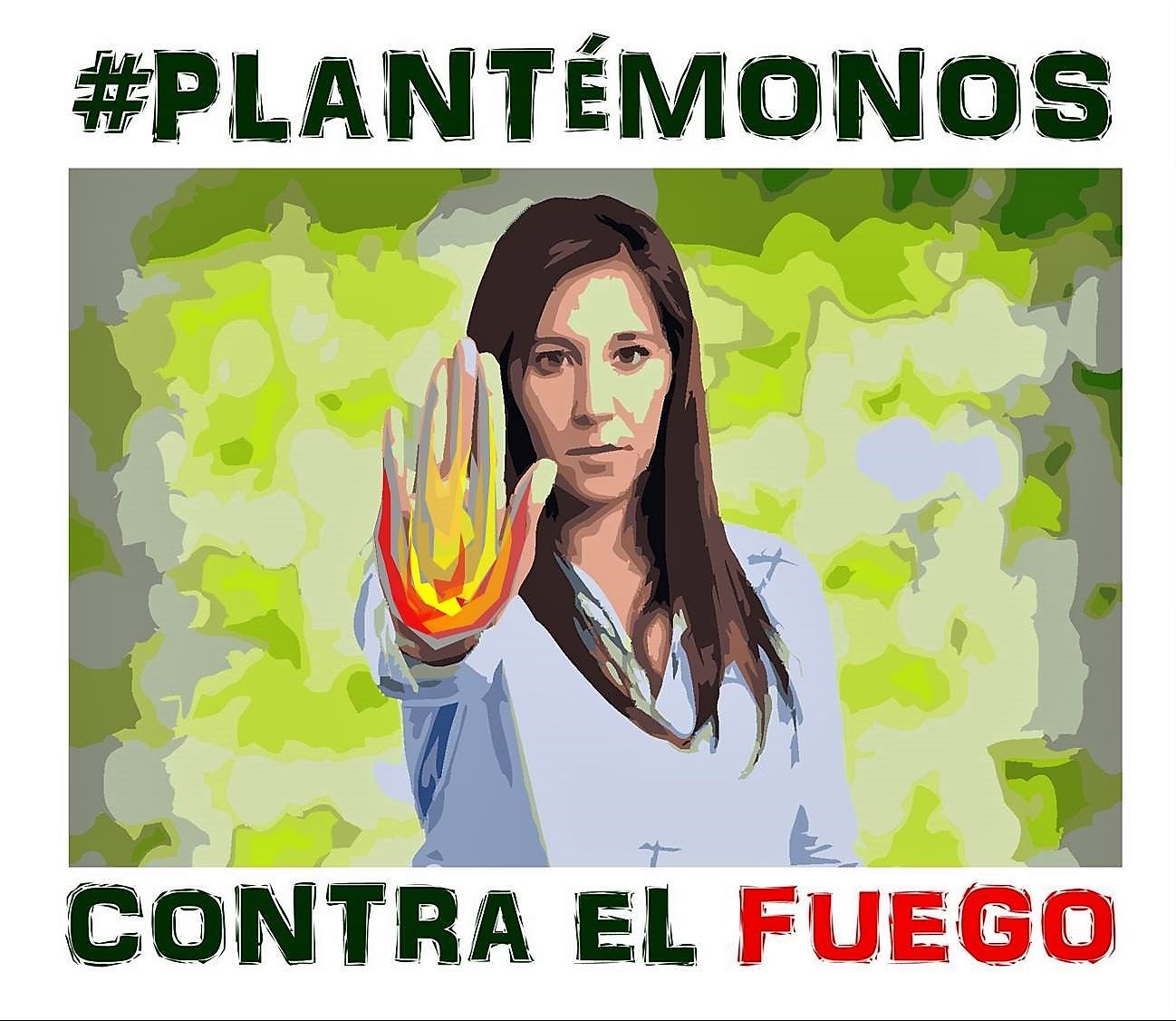 Cartel campaña contra el fuego