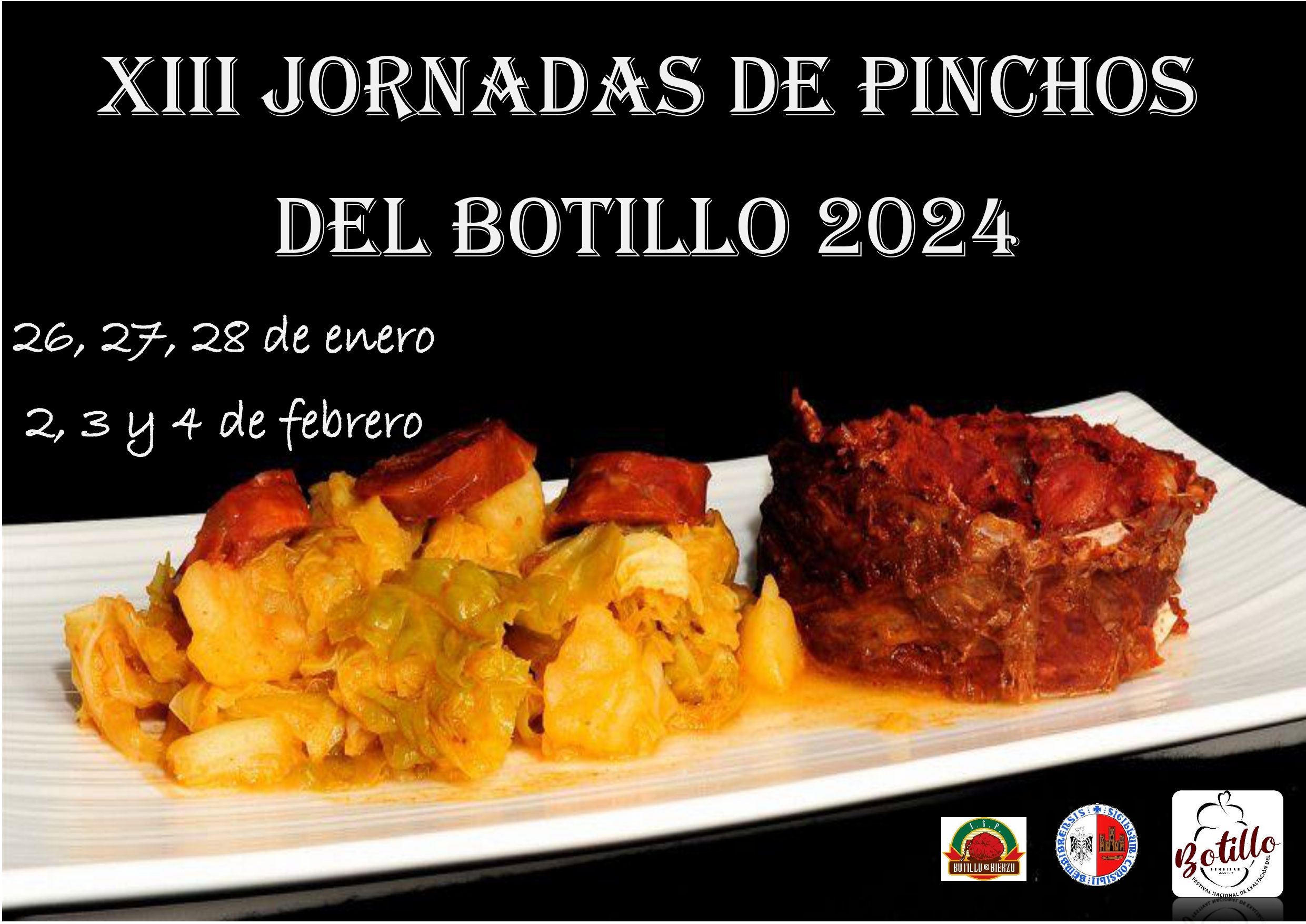 Cartel de las Jornadas de Pinchos del Botillo de Bembibre