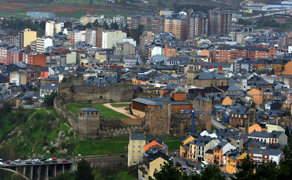 Imagen panorámica de la capital del Bierzo