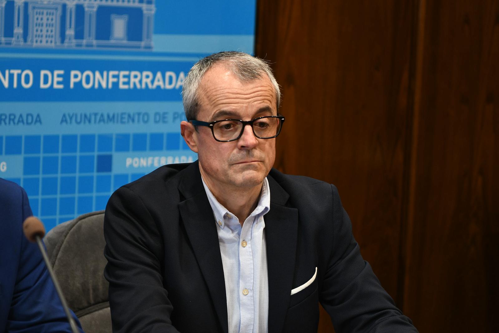 El concejal de Hacienda del Ayuntamiento de Ponferrada, Luis Antonio Moreno