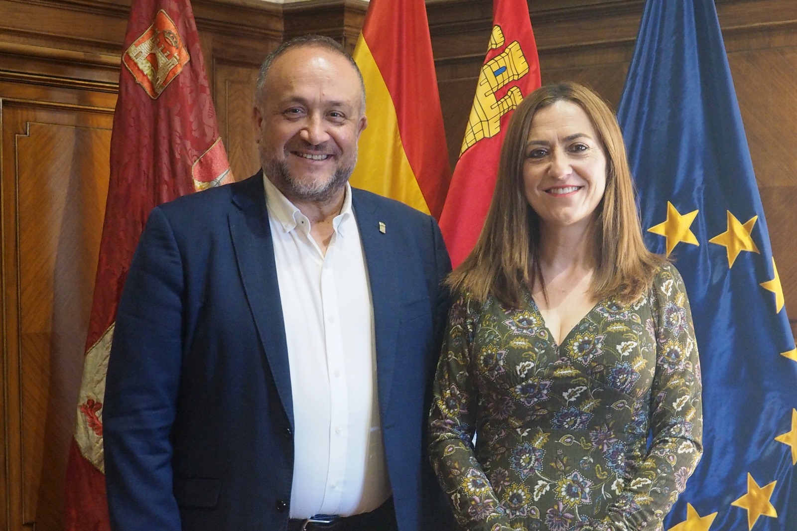 Gerardo Álvarez Courel y Virginia Barcones